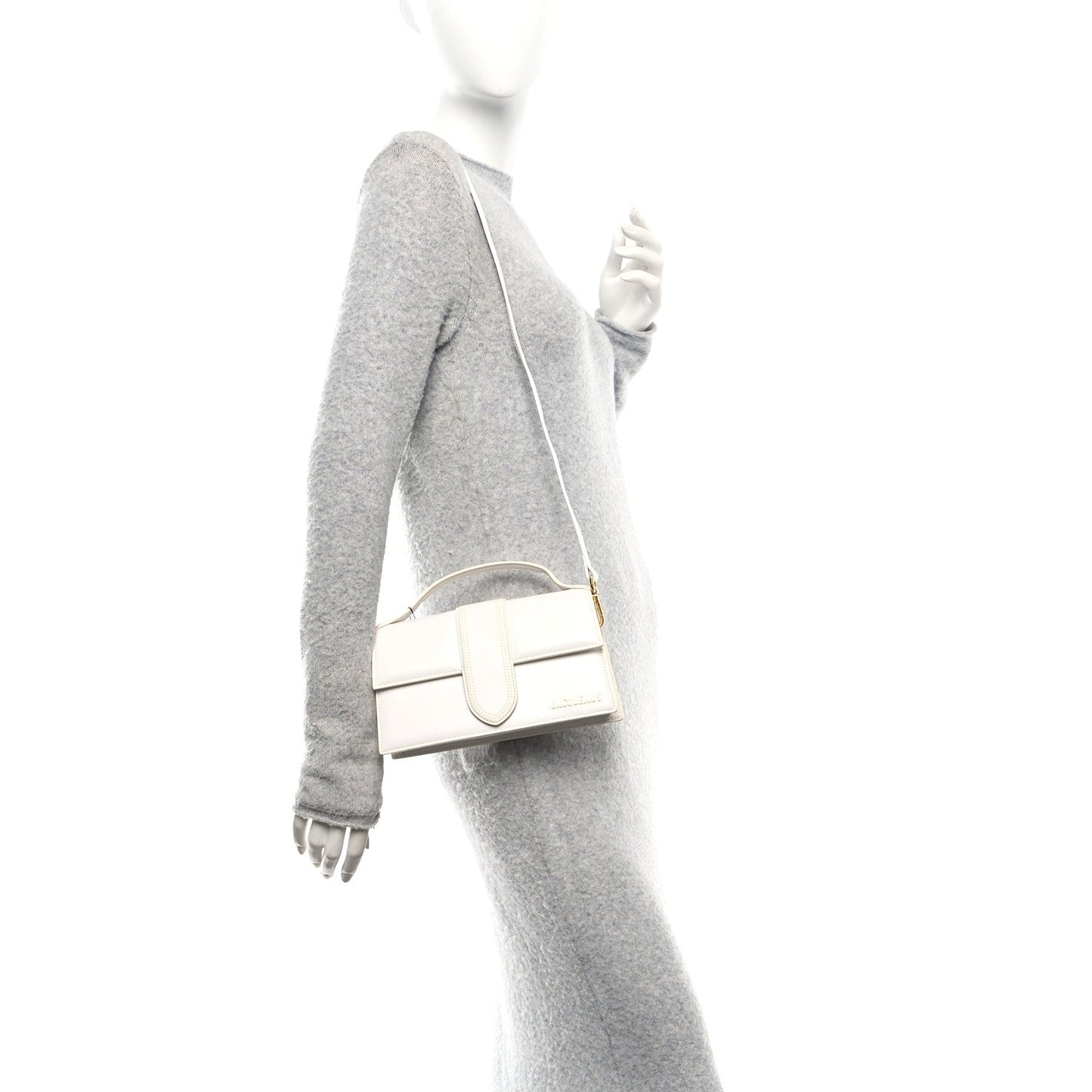 Jacquemus Smooth Calfskin Le Grand Bambino White