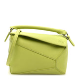 Loewe Calfskin Mini Puzzle Edge Bag Anise