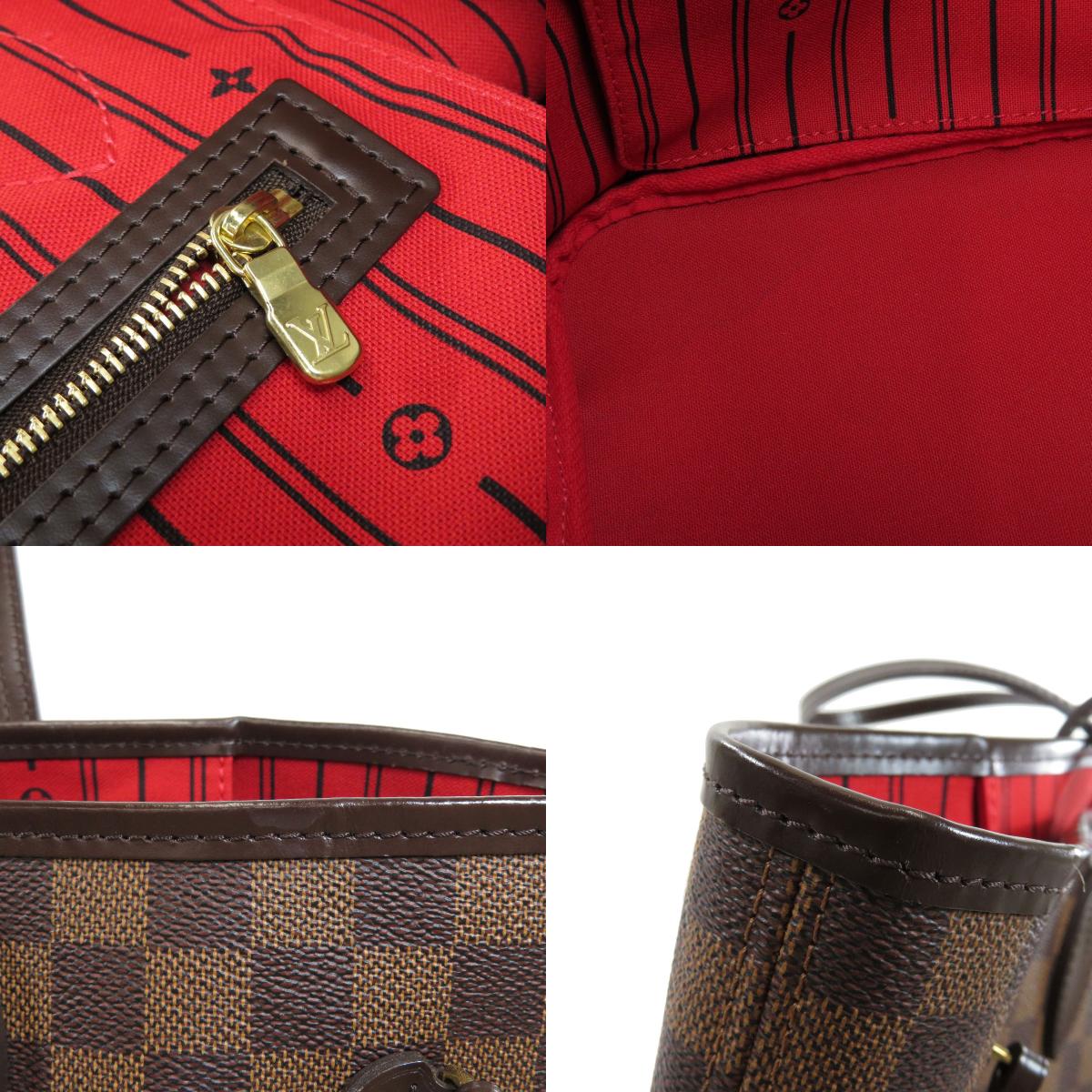 Louis Vuitton Neverfull MM Damier Ebene Tote Bag