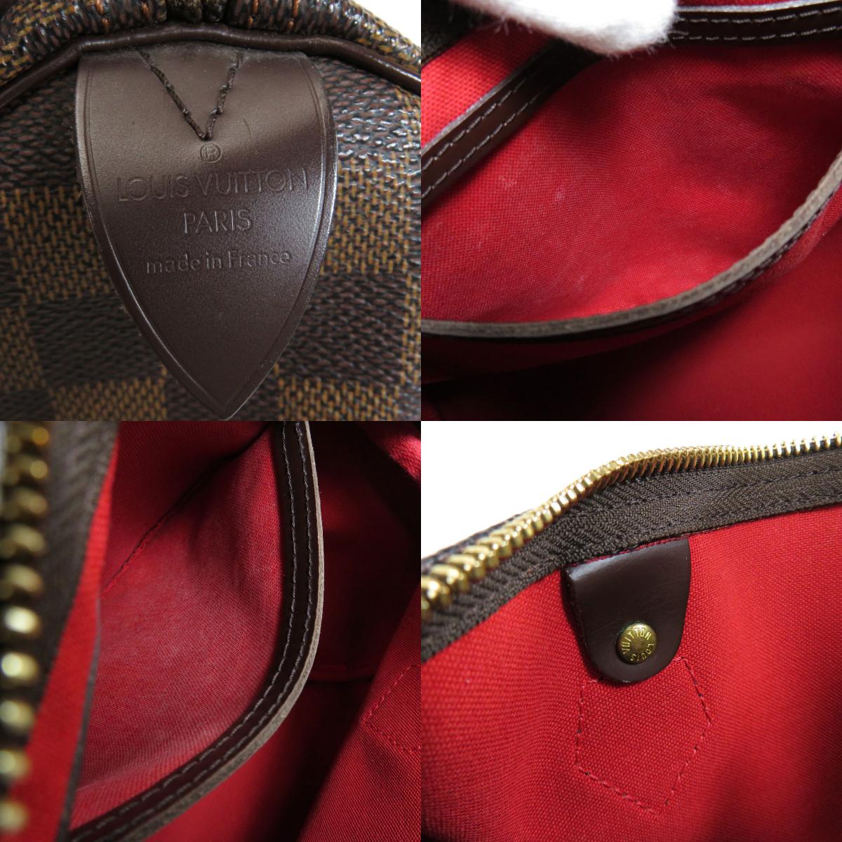 Louis Vuitton Speedy 25 Damier Ebene Boston Bag