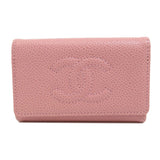 Chanel Cocomark Key Case Caviar Skin Pink