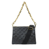 Louis Vuitton Coussin PM Handbag Lambskin Noir