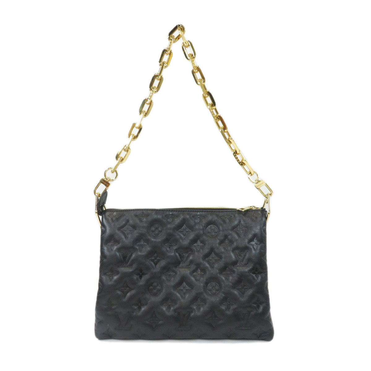 Louis Vuitton Coussin PM Handbag Lambskin Noir