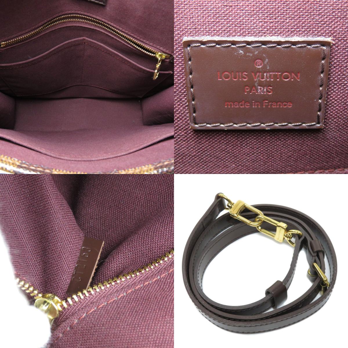 Louis Vuitton Sac Plat PM Damier Ebene Tote Bag