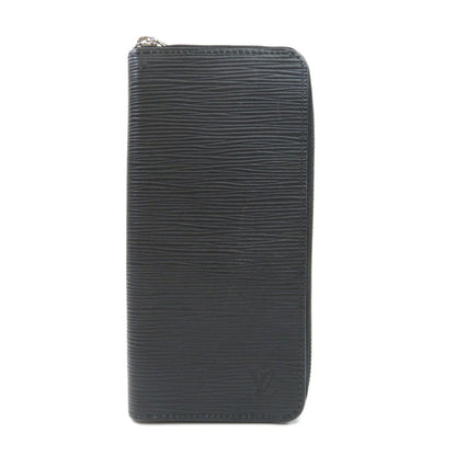 Louis Vuitton Zippy Vertical Epi Leather Long Wallet Black