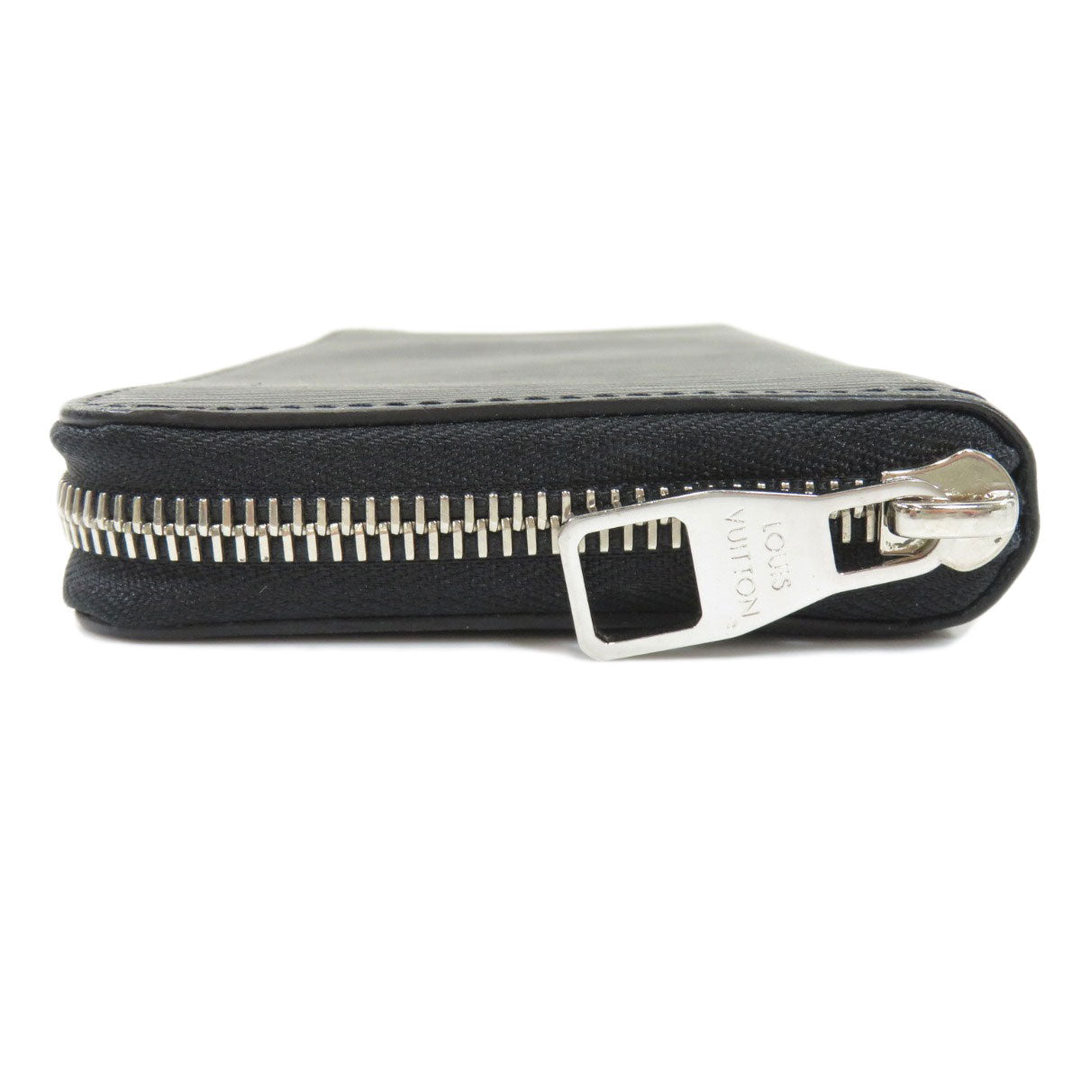 Louis Vuitton Zippy Vertical Epi Leather Long Wallet Black