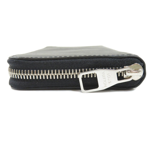 Louis Vuitton Zippy Vertical Epi Leather Long Wallet Black