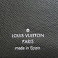 Louis Vuitton Zippy Vertical Epi Leather Long Wallet Black