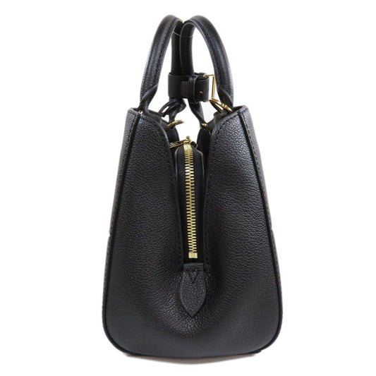 Louis Vuitton Montaigne BB Handbag Emplant Black x Beige