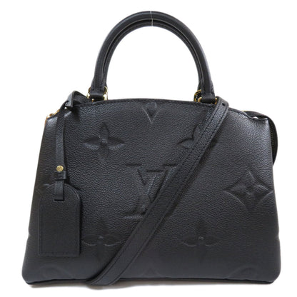 Louis Vuitton Petit Palais PM Handbag Emplant Black