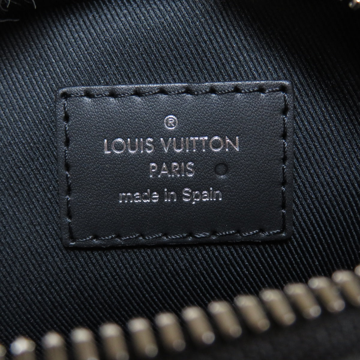 Louis Vuitton Danube PM Epi Shoulder Bag Leather Black