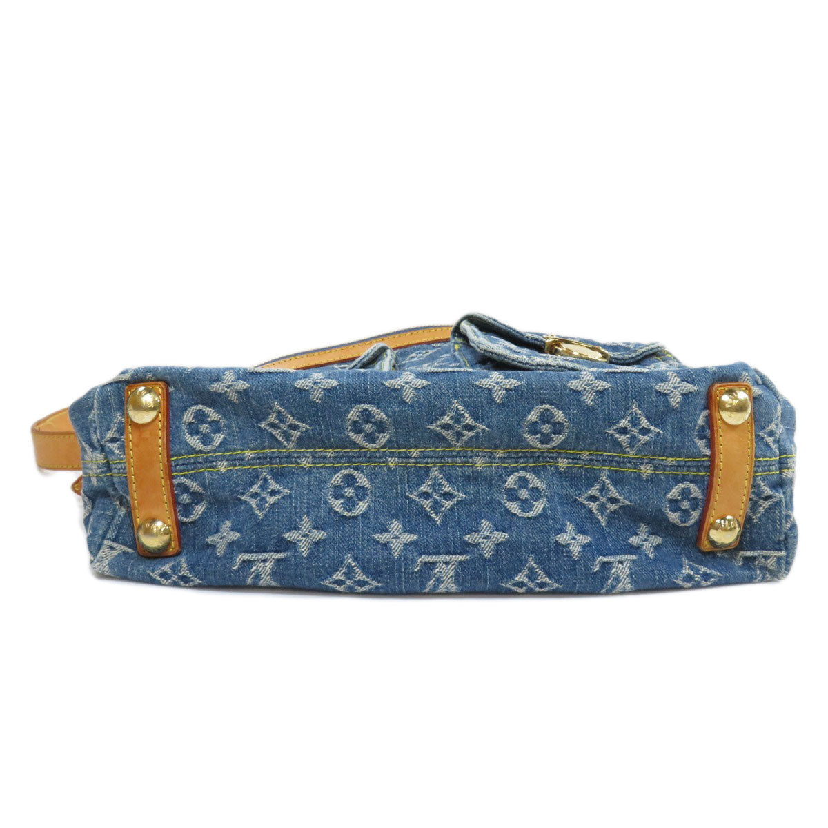 Louis Vuitton Baggy PM Shoulder Bag Denim Blue