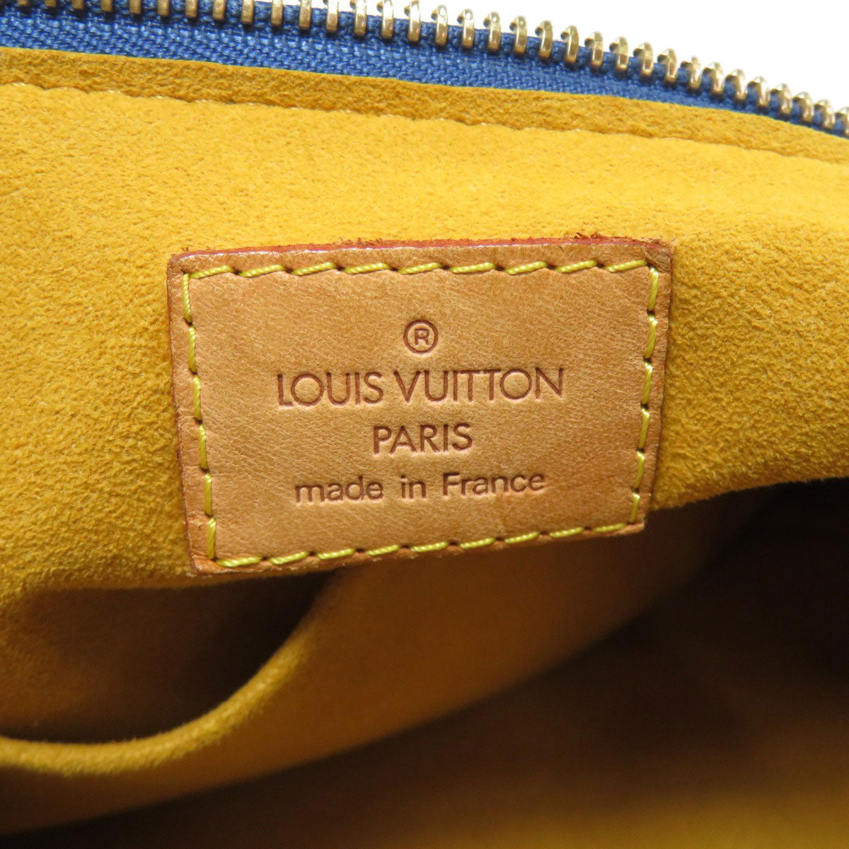 Louis Vuitton Baggy PM Shoulder Bag Denim Blue
