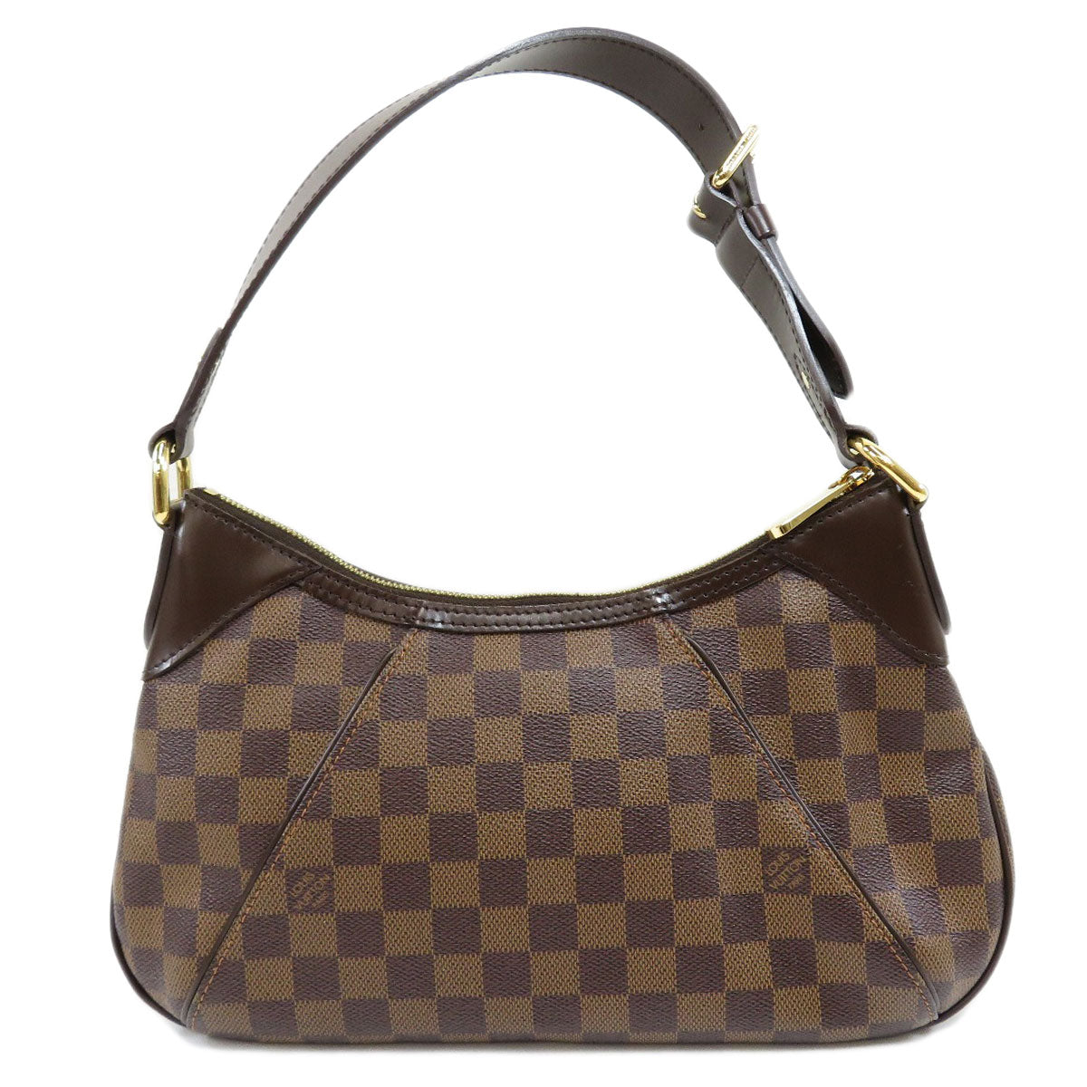 Louis Vuitton Thames PM Damier Ebene Handbag Canvas