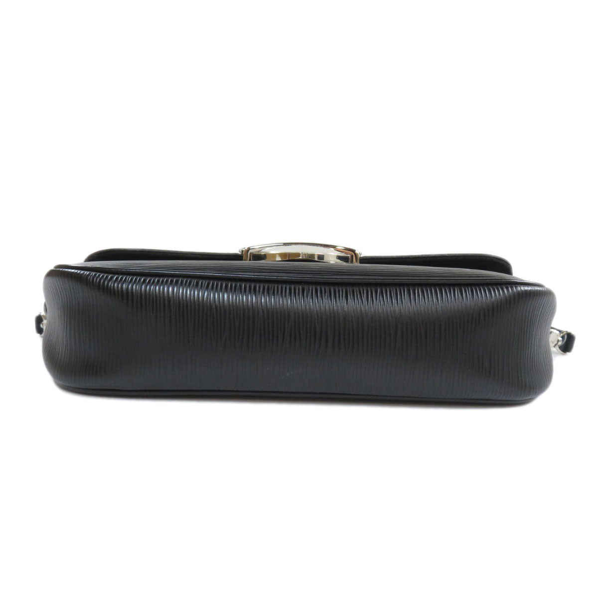 Louis Vuitton Pochette Montaigne Handbag Epi Leather Black