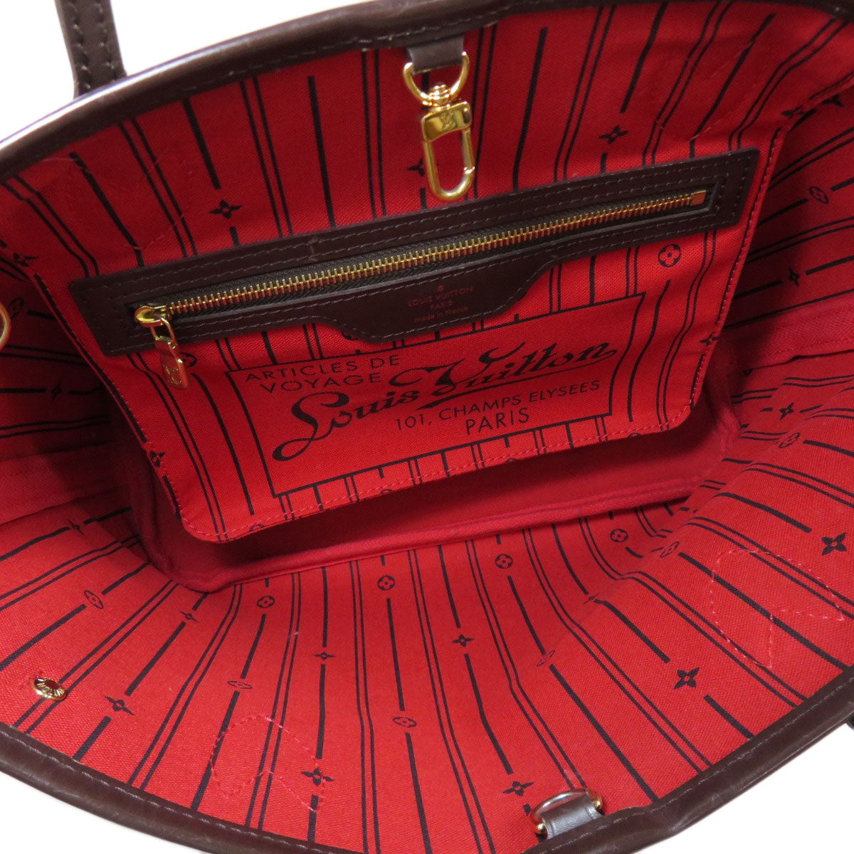 Louis Vuitton Neverfull PM Damier Ebene Tote Bag