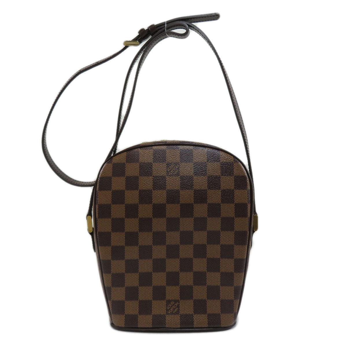 Louis Vuitton Ipanema PM Damier Ebene Shoulder Bag Canvas