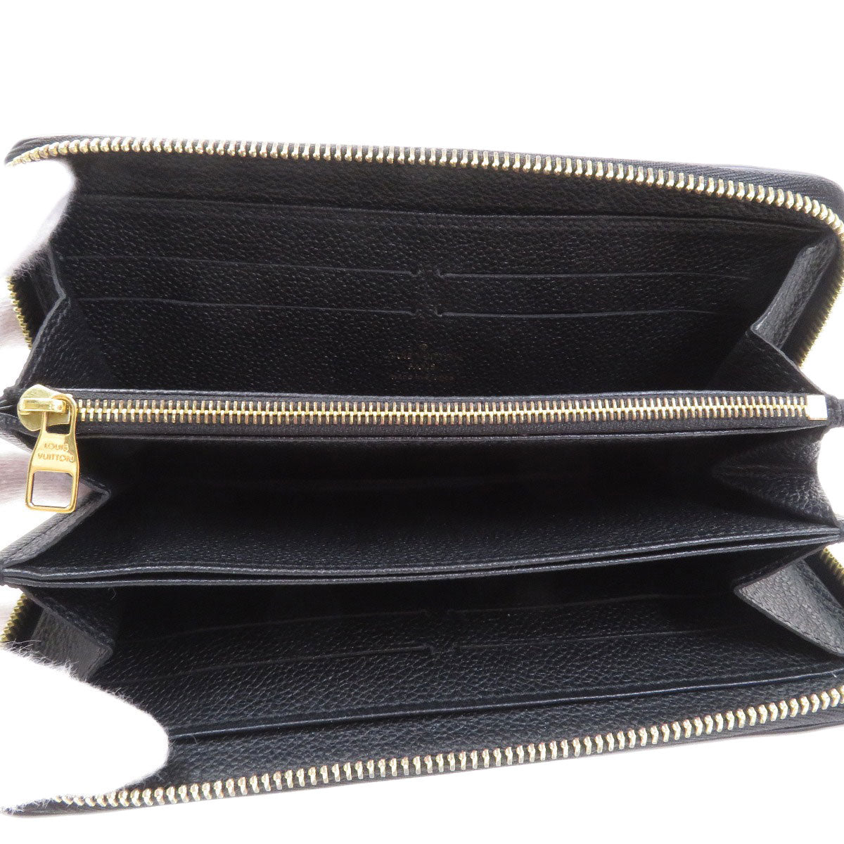 Louis Vuitton Zippy Old Long Wallet Amplant Black