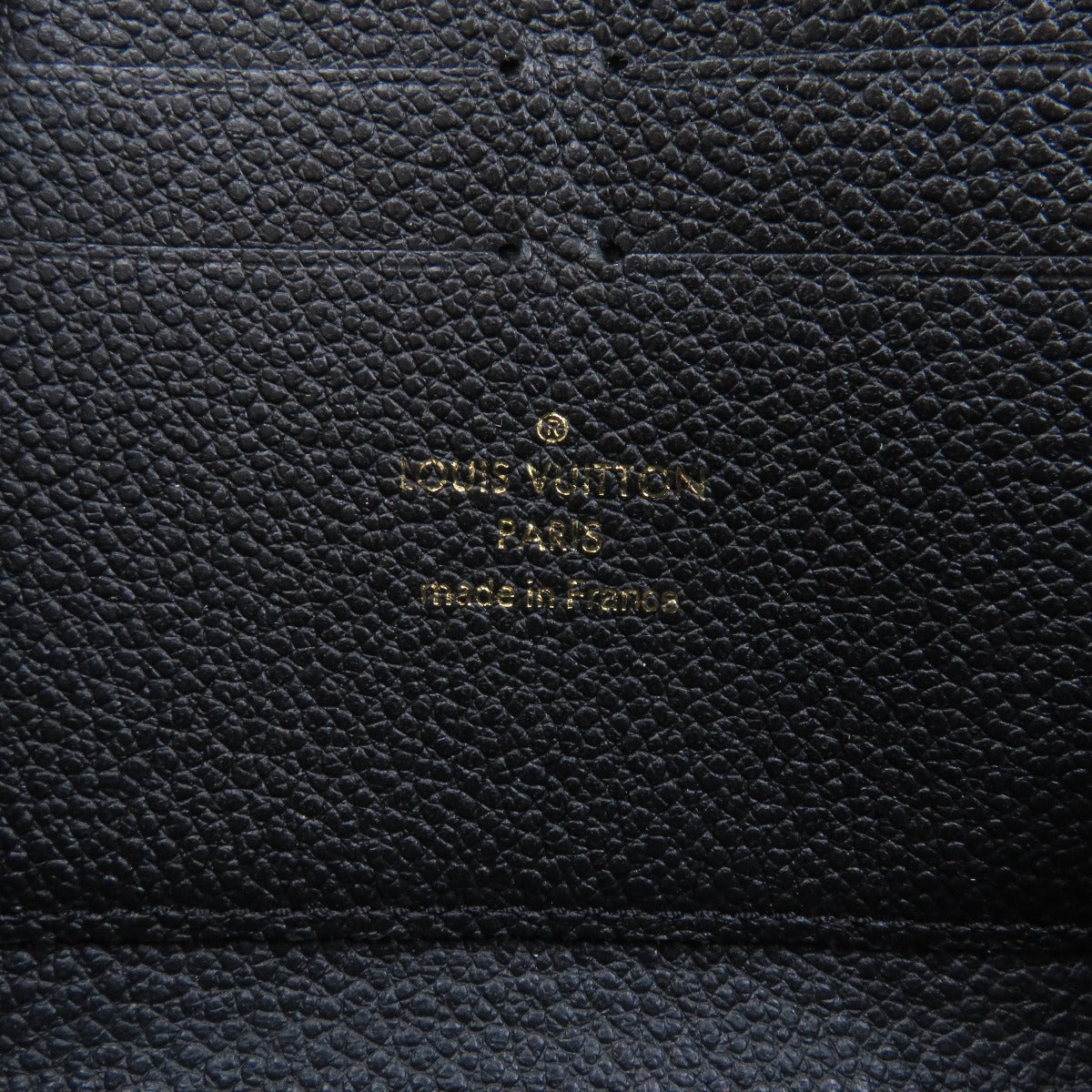 Louis Vuitton Zippy Old Long Wallet Amplant Black