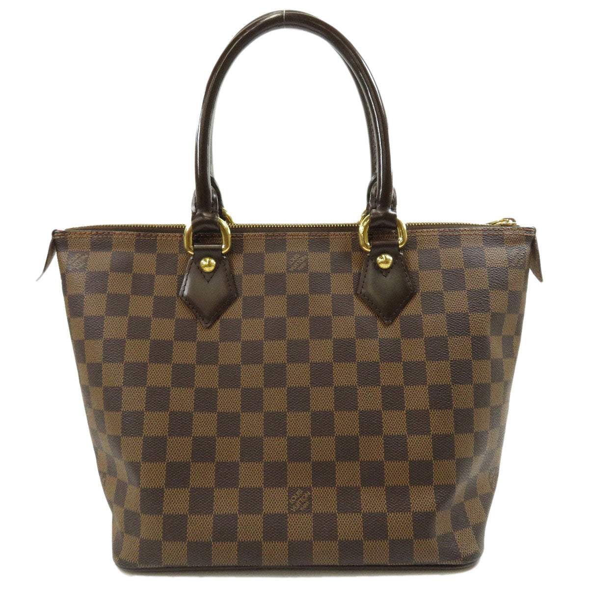 Louis Vuitton Saleya PM Damier Ebene Handbag Canvas