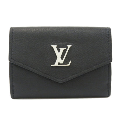 Louis Vuitton Portefeuille Lock Mini Bi-Fold Wallet Taurillon Leather