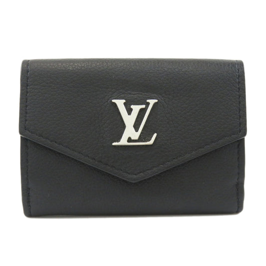 Louis Vuitton Portefeuille Lock Mini Bi-Fold Wallet Taurillon Leather