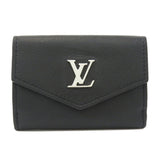 Louis Vuitton Portefeuille Lock Mini Bi-Fold Wallet Taurillon Leather