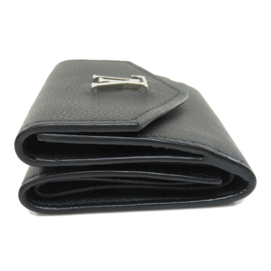 Louis Vuitton Portefeuille Lock Mini Bi-Fold Wallet Taurillon Leather