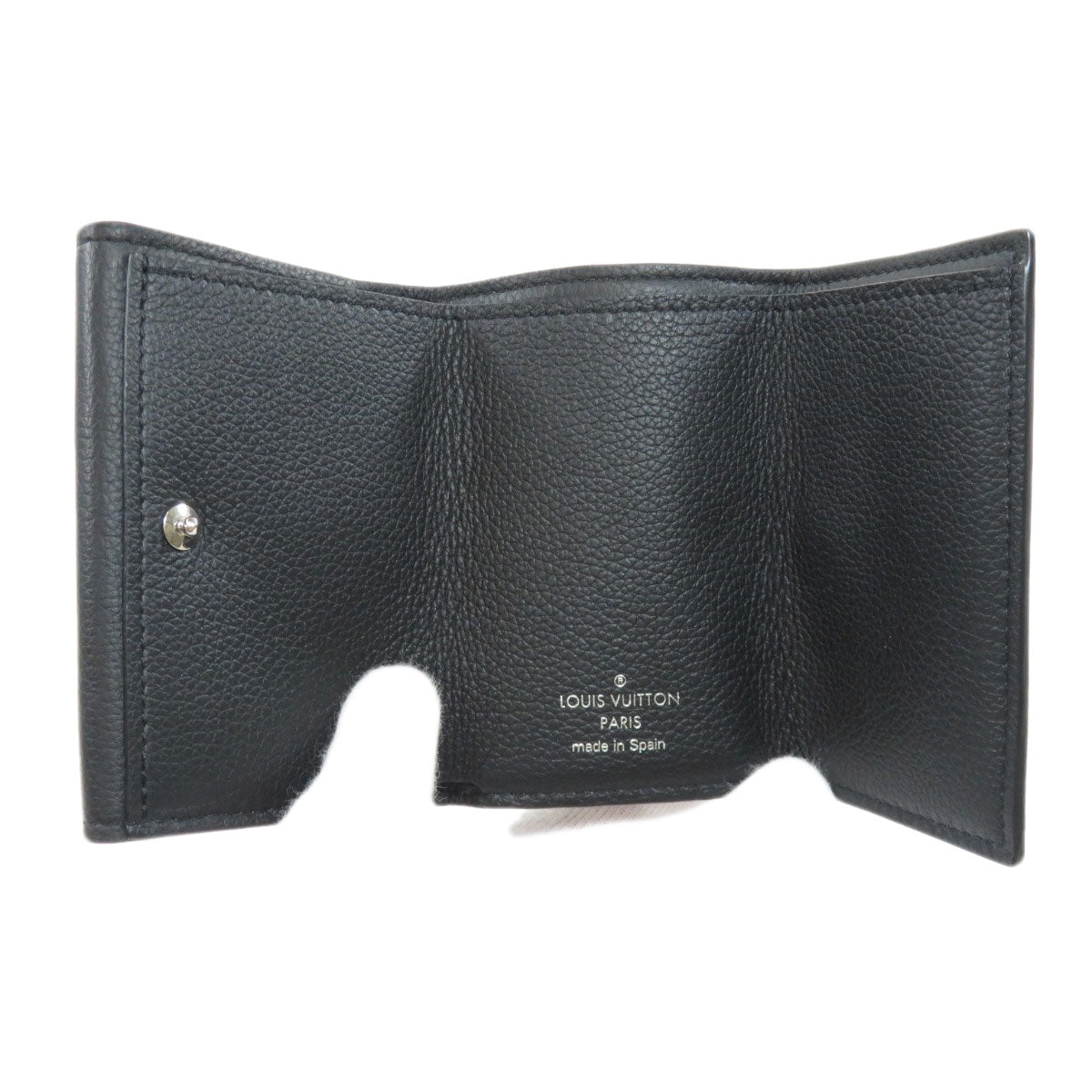 Louis Vuitton Portefeuille Lock Mini Bi-Fold Wallet Taurillon Leather