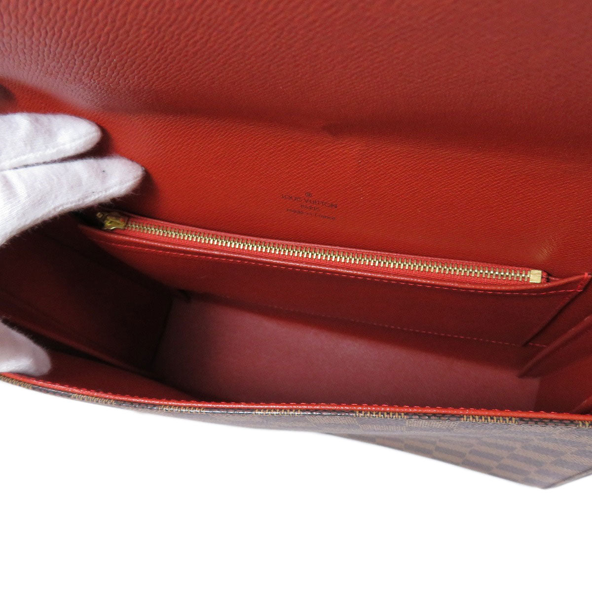 Louis Vuitton Tribeca Carre Damier Ebene Handbag