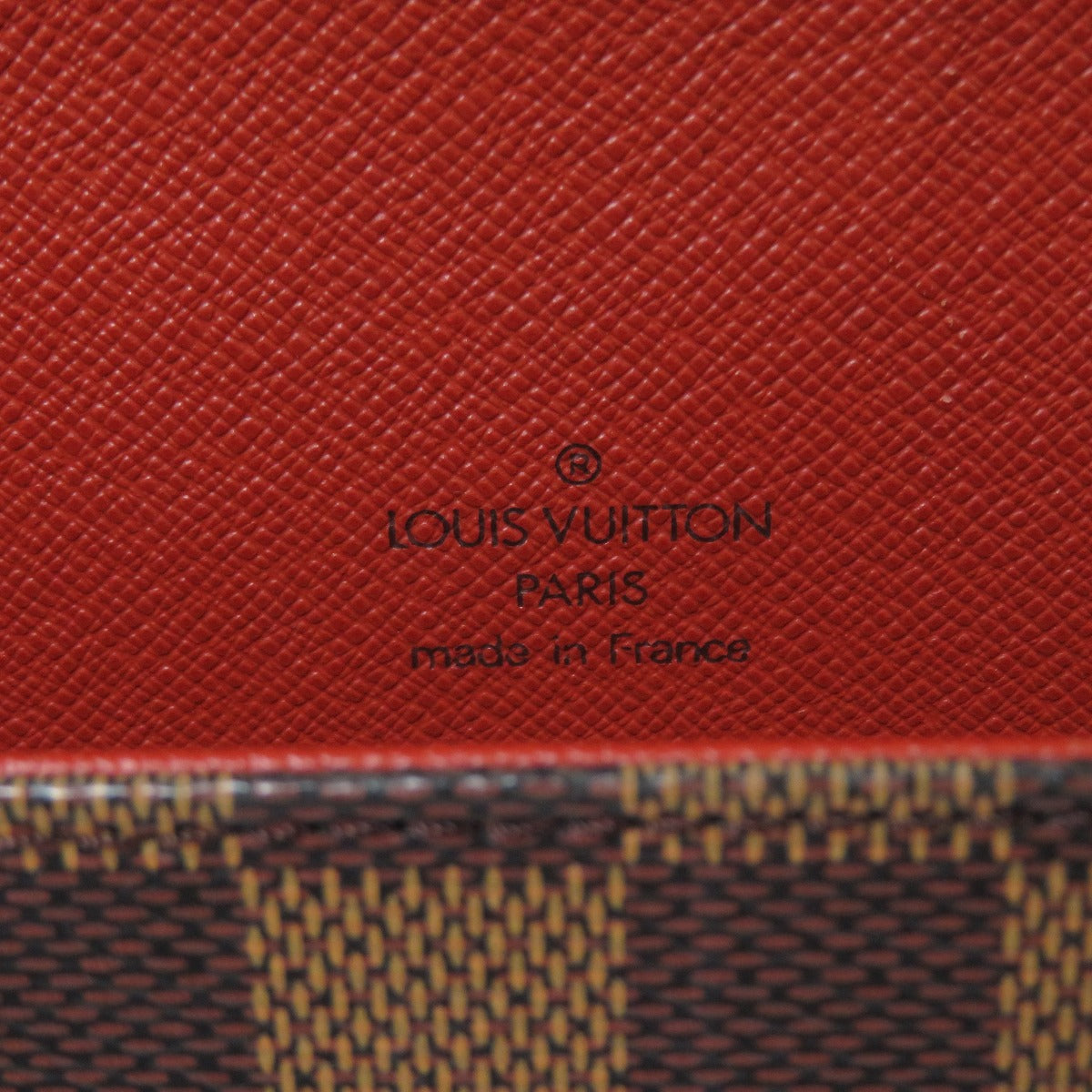 Louis Vuitton Tribeca Carre Damier Ebene Handbag
