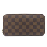 Louis Vuitton Zippy Damier Ebene Long Wallet Canvas