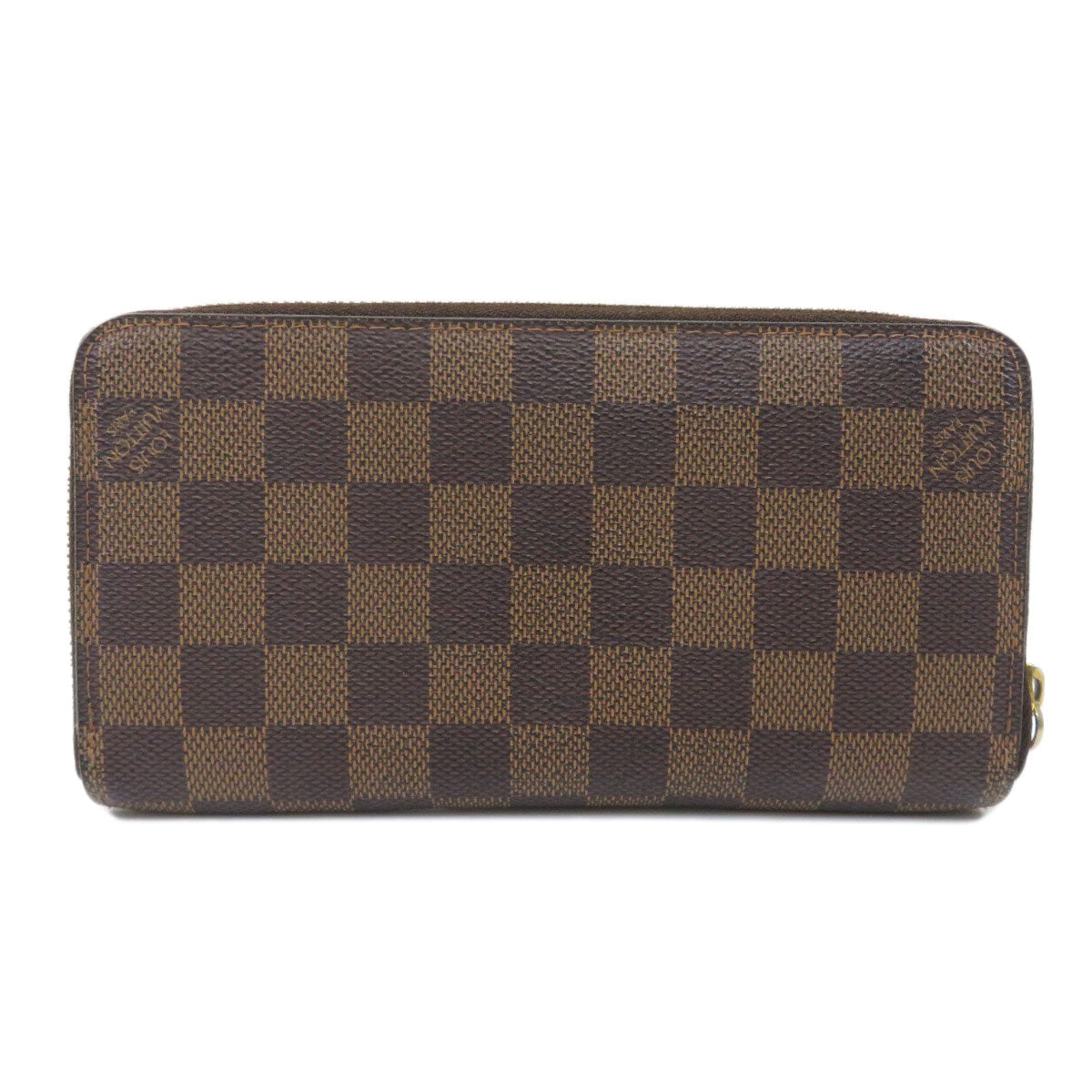 Louis Vuitton Zippy Damier Ebene Long Wallet Canvas