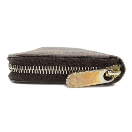 Louis Vuitton Zippy Damier Ebene Long Wallet Canvas