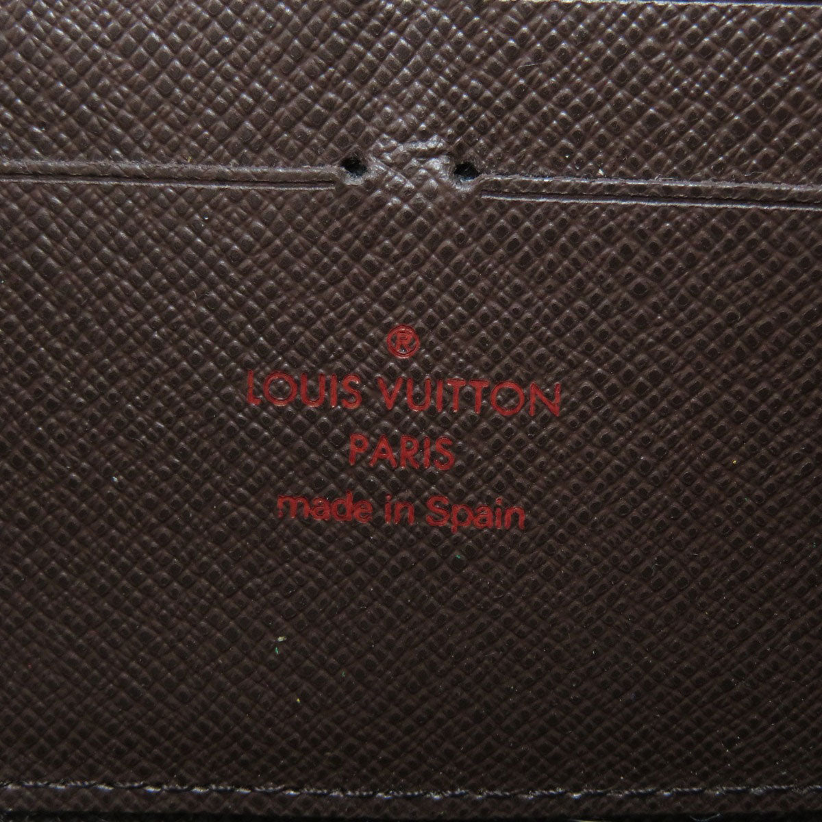 Louis Vuitton Zippy Damier Ebene Long Wallet Canvas