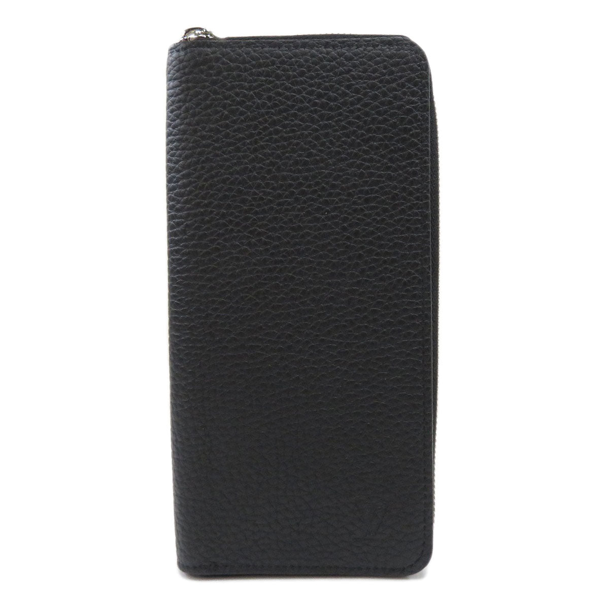 Louis Vuitton Zippy Vertical Taurillon Long Wallet Black