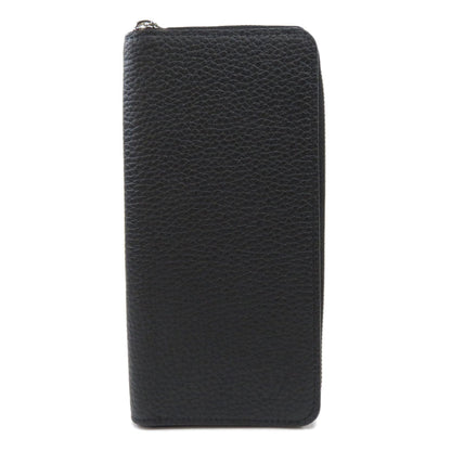 Louis Vuitton Zippy Vertical Taurillon Long Wallet Black