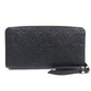 Louis Vuitton Zippy Amplant Long Wallet Coin Purse Noir