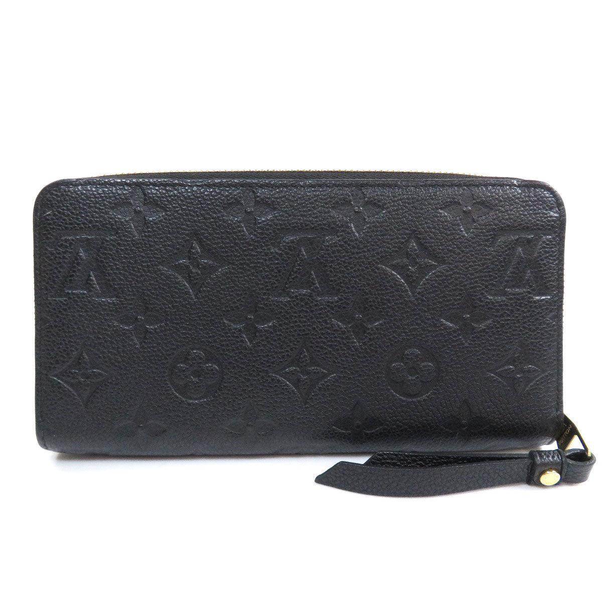 Louis Vuitton Zippy Amplant Long Wallet Coin Purse Noir