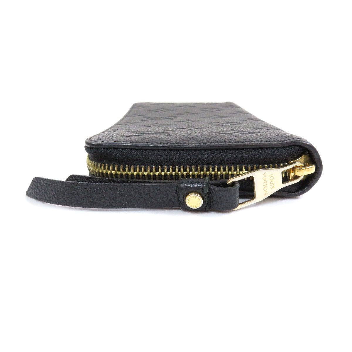 Louis Vuitton Zippy Amplant Long Wallet Coin Purse Noir