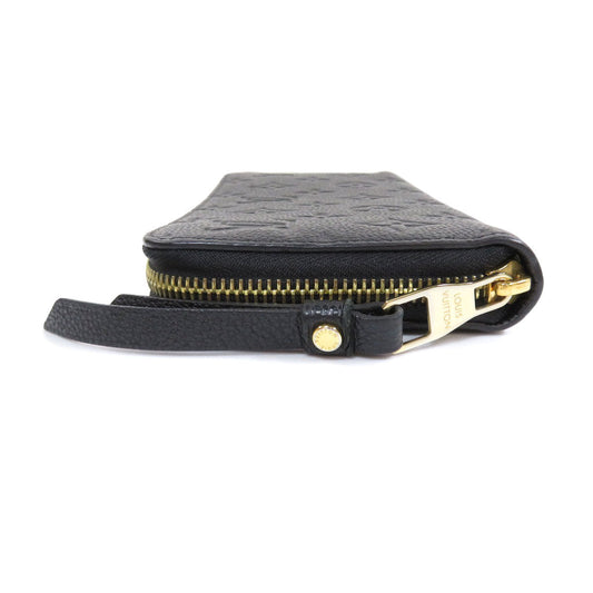 Louis Vuitton Zippy Amplant Long Wallet Coin Purse Noir
