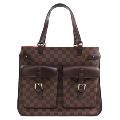 Louis Vuitton Uzes Damier Ebene Tote Bag Canvas