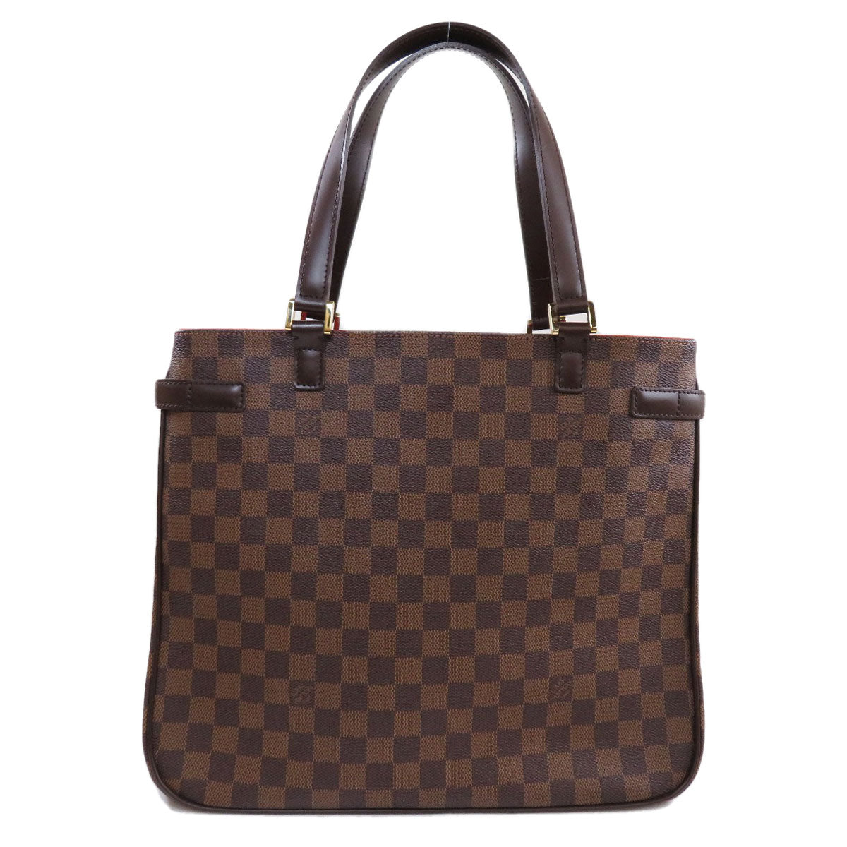 Louis Vuitton Uzes Damier Ebene Tote Bag Canvas