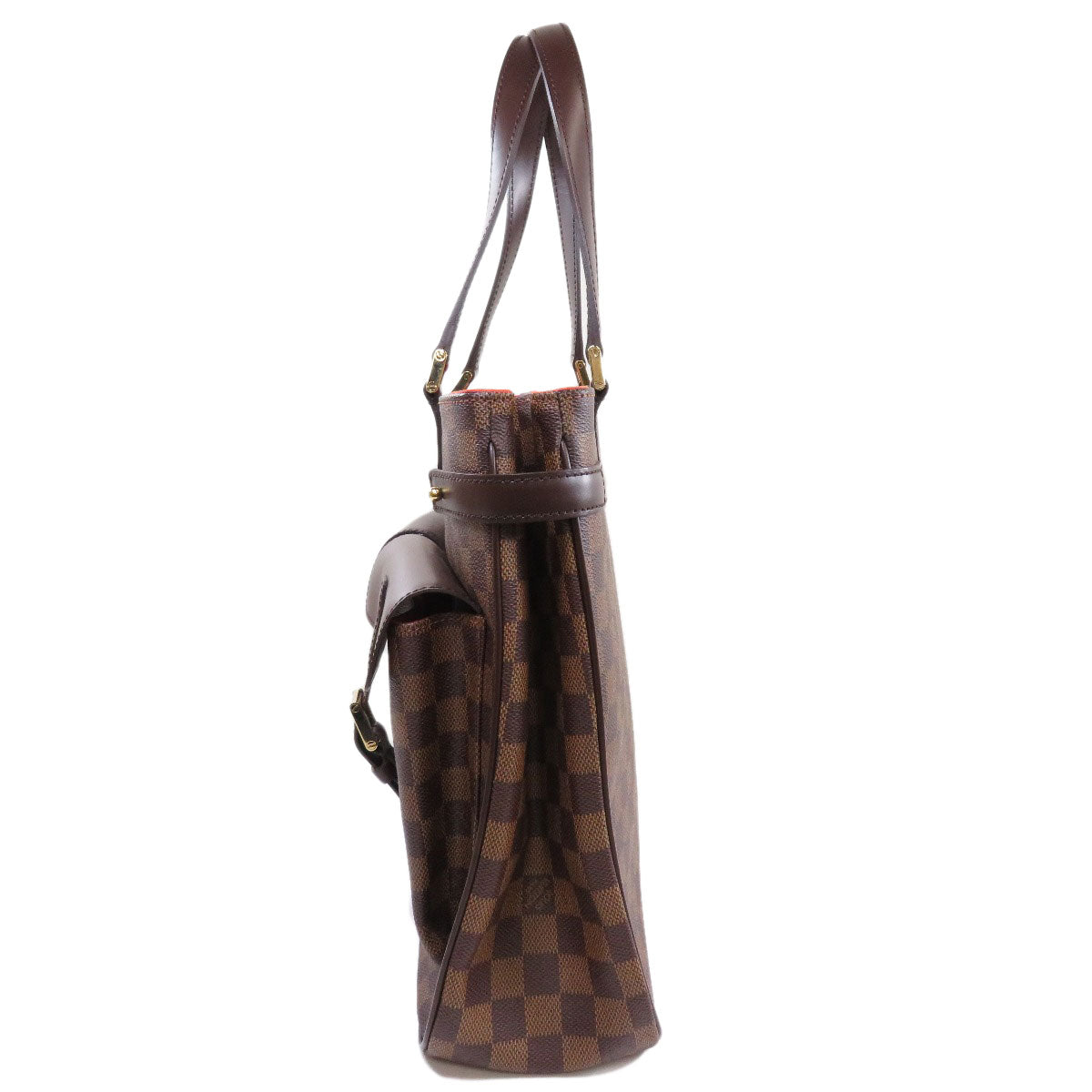 Louis Vuitton Uzes Damier Ebene Tote Bag Canvas