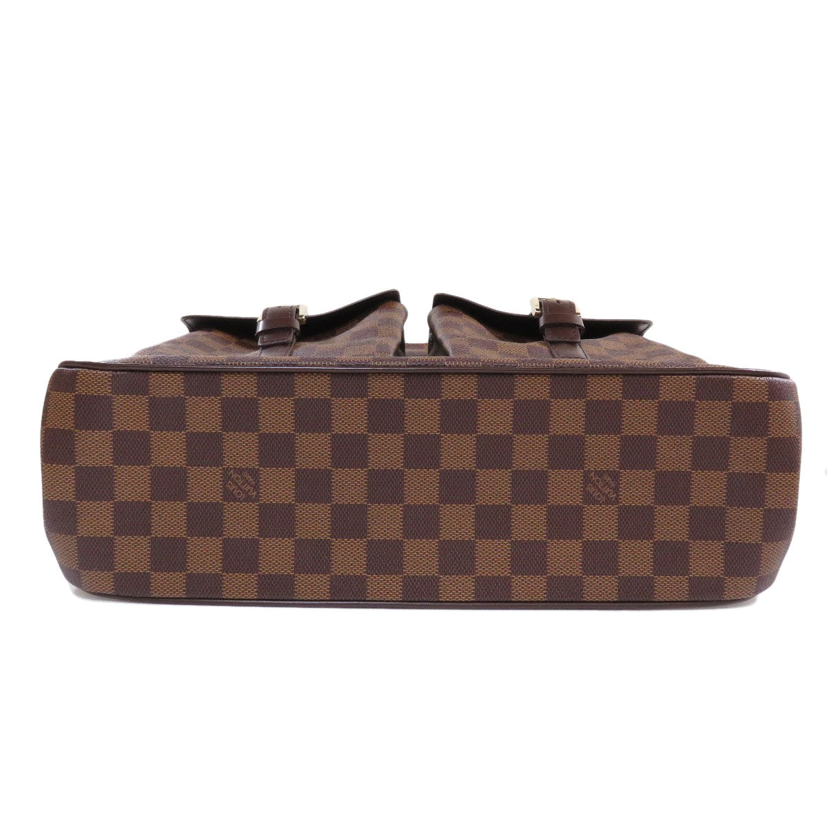 Louis Vuitton Uzes Damier Ebene Tote Bag Canvas