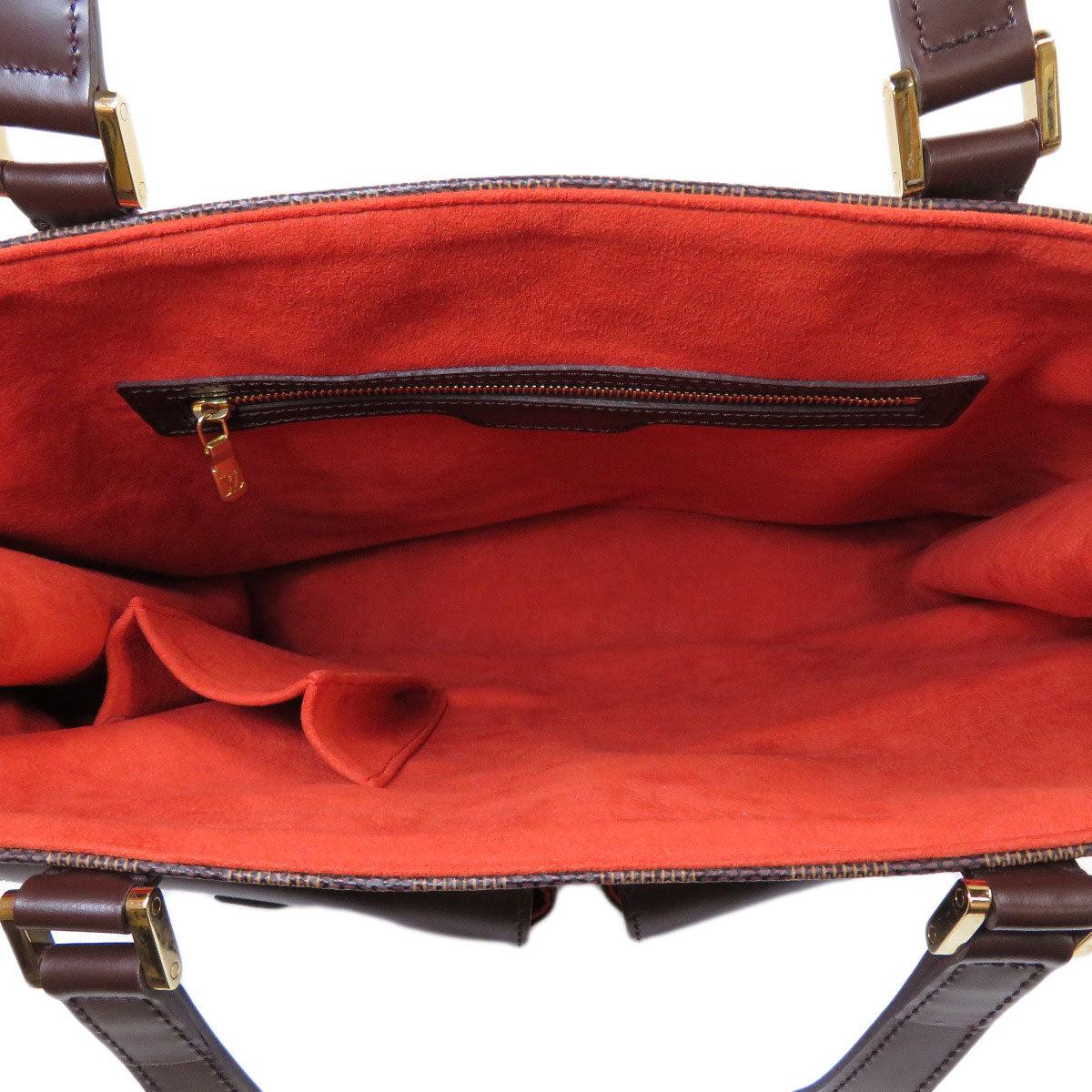 Louis Vuitton Uzes Damier Ebene Tote Bag Canvas