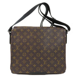 Louis Vuitton Macassar District MM Monogram Canvas Shoulder Bag