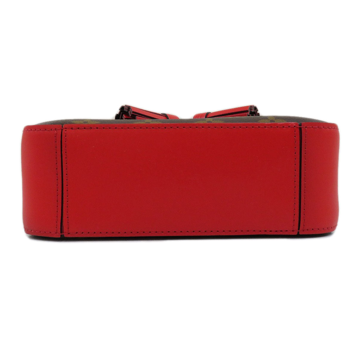 Louis Vuitton Saintonge Shoulder Bag Monogram Canvas Red