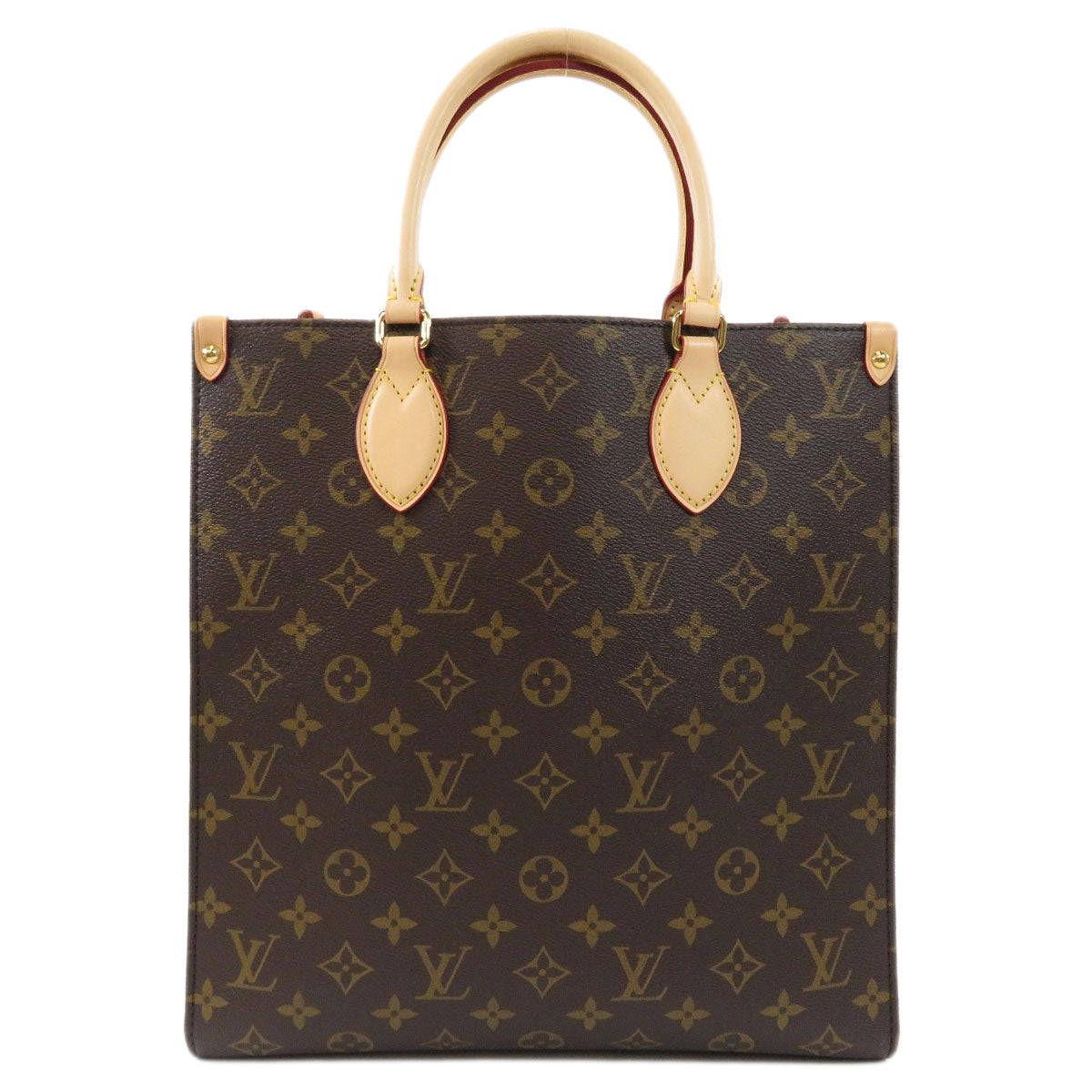 Louis Vuitton Sac Plat PM Monogram Tote Bag Canvas