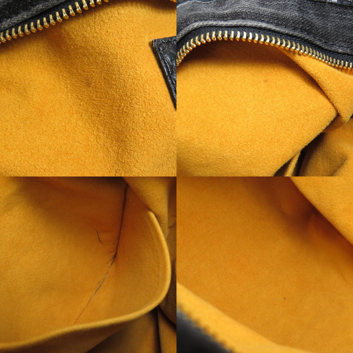 Louis Vuitton Neocaby MM Handbag Monogram Denim Black